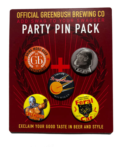 GB Five Button Party Pack