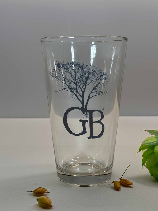 Blue GB Tree Pint Glass