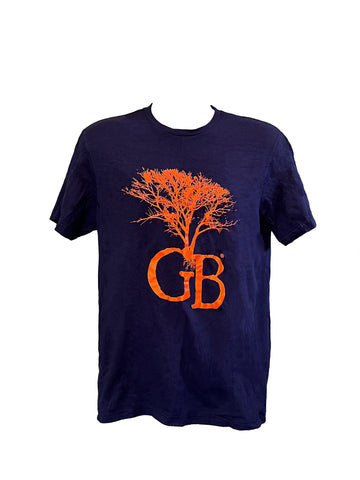 Classic GB Tree T Shirt - Navy Blue
